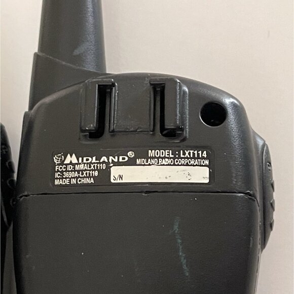 Midland X-Tra Talk LXT114 Black Two Way Radio Walkie Talkies Black 18-Miles - Picture 8 of 16